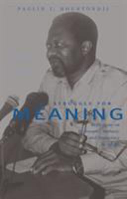 Struggle for Meaning Reflections on Philosophy, Culture, and Democracy in Africa  9780896802254 Front Cover