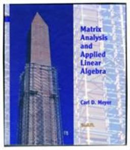 Matrix Analysis and Applied Linear Algebra  9780898714548 Front Cover