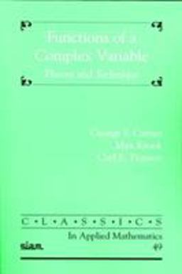 Functions of a Complex Variable Theory and Technique  9780898715958 Front Cover