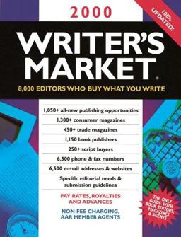 2000 Writer's Market 8,000 Editors Who Buy What You Write  9780898799118 Front Cover