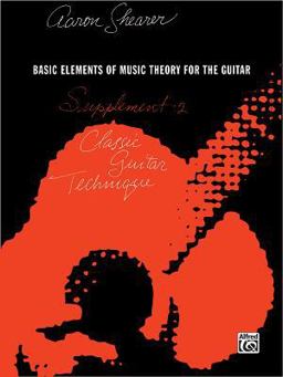 Basic Elements of Music Theory for the Guitar Classic Guitar Technique  9780898987003 Front Cover