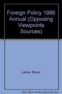 Foreign Policy, 1986 Annual