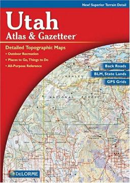 Utah Atlas and Gazetteer 2nd 9780899332550 Front Cover