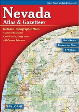 Nevada Atlas and Gazetteer 2nd 9780899333342 Front Cover