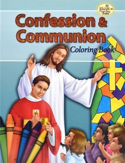 Confession and Communion Coloring Book  9780899426952 Front Cover