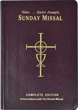 St. Joseph Sunday Missal Complete Edition in Accordance with the Roman Missal  9780899428208 Front Cover