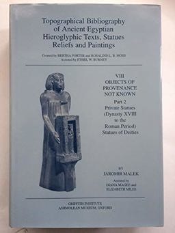 The Topographical Bibliography of Ancient Egyptian Hieroglyphic Texts, Statues, Reliefs and Paintings The Topographical Bibliography of Ancient Egyptian Hieroglyphic Texts, Statues, Reliefs and Paintings