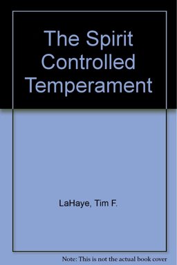 Spirit-Controlled Temperament