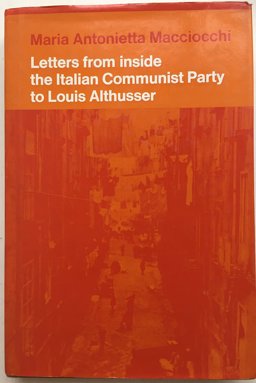 Letters from Inside the Italian Communist Party to Louis Althusser