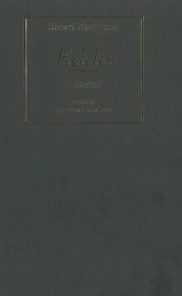 Edda: Hattatal 1st 9780903521680 Front Cover