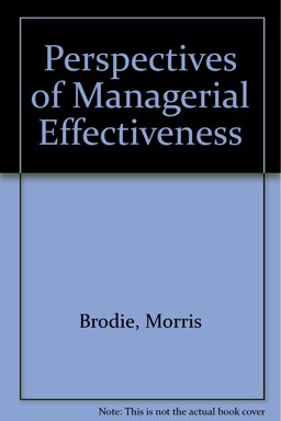 Perspectives on Managerial Effectiveness