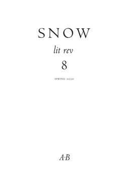 Snow Lit Rev, 8