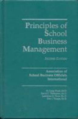 Principles of School Business Management 2nd 9780910170703 Front Cover