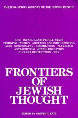 Frontiers of Jewish Thought Frontiers of Jewish Thought