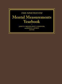 Nineteenth Mental Measurements Yearbook  9780910674638 Front Cover