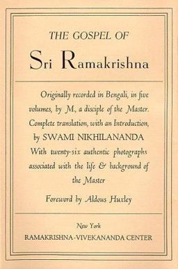 Gospel of Sri Ramakrishna  9780911206012 Front Cover