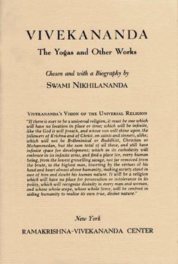 Vivekananda The Yogas and Other Works  9780911206043 Front Cover