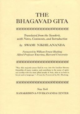 Bhagavad Gita  9780911206098 Front Cover