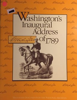 Washington's Inaugural Address of 1789