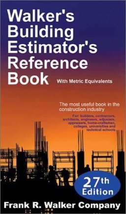 Walker's Building Estimator's Reference Book 7th 9780911592276 Front Cover
