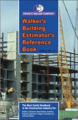 Walker's Building Estimator's Reference Book 31st Edition 31st 9780911592313 Front Cover