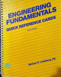 Engineering Fundamentals Quick Reference Cards Engineering Fundamentals Quick Reference Cards