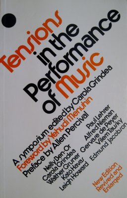 Tensions in the Performance of Music