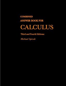 CALCULUS-ANSWER BOOK  9780914098928 Front Cover
