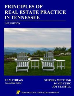 Principles of Real Estate Practice in Tennessee 2nd 9780915777396 Front Cover
