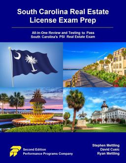 South Carolina Real Estate License Exam Prep All-In-One Review and Testing to Pass South Carolina's PSI Real Estate Exam  9780915777426 Front Cover