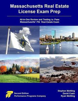 Massachusetts Real Estate License Exam Prep All-In-One Testing and Testing to Pass Massachusetts' PSI Real Estate Exam 2nd 9780915777464 Front Cover