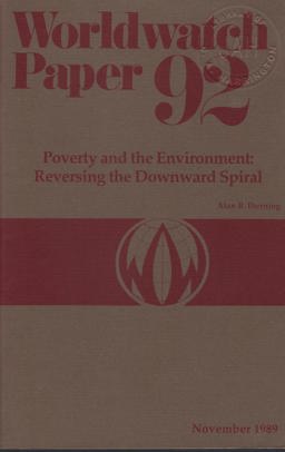 Poverty and the Environment