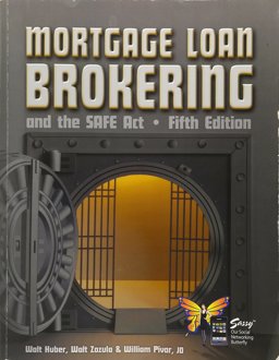 MORTGAGE LOAN BROKERAGE  9780916772741 Front Cover