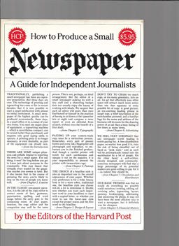 How to Produce a Small Newspaper How to Produce a Small Newspaper