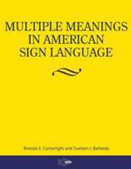 MULTIPLE MEANINGS IN AMER.SIGN LANGUAGE  9780916883515 Front Cover
