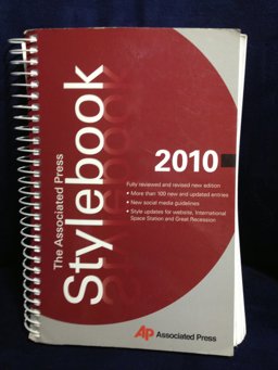 Associated Press Stylebook and Briefing on Media Law: 2010  9780917360541 Front Cover