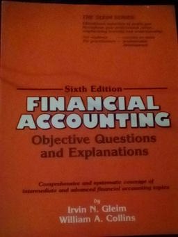 Financial Accounting Objective Questions and Explanations
