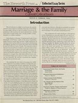 Marriage and the Family