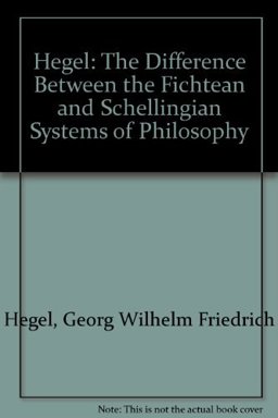 The Difference Between the Fichtean and Schellingian Systems of Philosophy