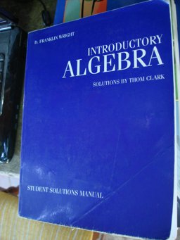 Introduction to Algebra Solutions Manual
