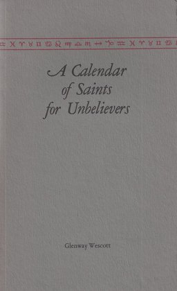 A Calendar of Saints for Unbelievers