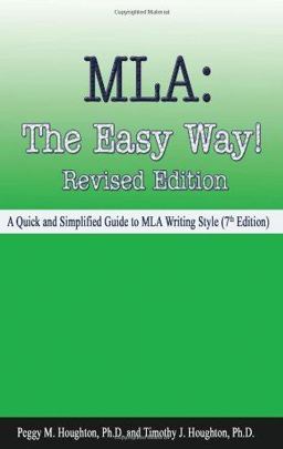 MLA : The Easy Way!  9780923568955 Front Cover