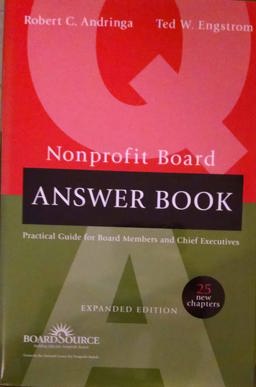 Nonprofit Board Answer Book