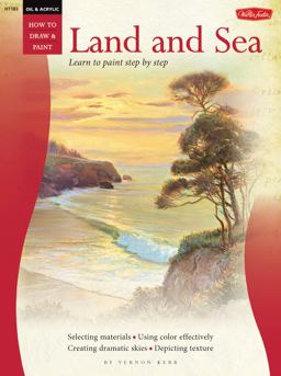 Oil and Acrylic: Land and Sea Learn to Paint Step by Step  9780929261683 Front Cover