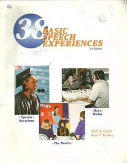 38 Basic Speech Experiences 10th 9780931054549 Front Cover
