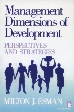 Management Dimensions of Development Perspectives and Strategies  9780931816642 Front Cover
