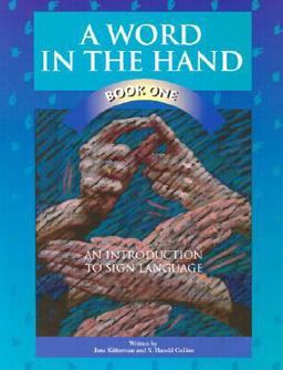 Word in the Hand An Introduction to Sign Language  9780931993084 Front Cover