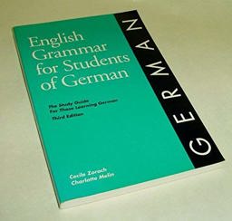 English Grammar for Students of German 3rd 9780934034234 Front Cover