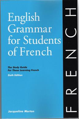 English Grammar for Students of French, 6th Edition The Study Guide for Those Learning French 6th 9780934034371 Front Cover