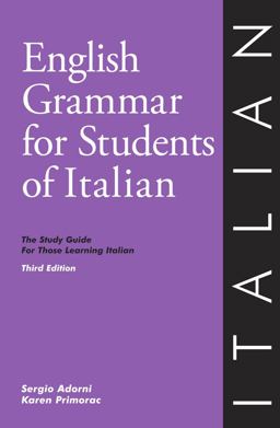 English Grammar for Students of Italian, 3rd Edition The Study Guide for Those Learning Italian  9780934034401 Front Cover